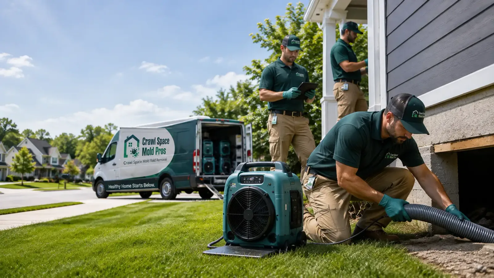 Crawl Space Mold Removal in Hayti, SD